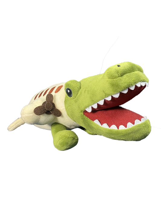 Peluche cocodrilo bombardino Brainrot